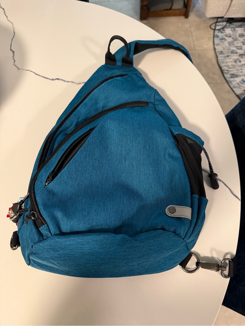 Teal Sling Crossbody Bag  - Teal